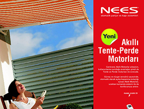 nees akıllı tente kırmızı becker