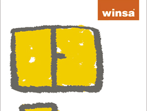 winsa akıllı pencere profil beyaz fon turuncu